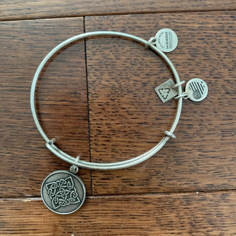 ALEX AND ANI silver Celtic bracelet
